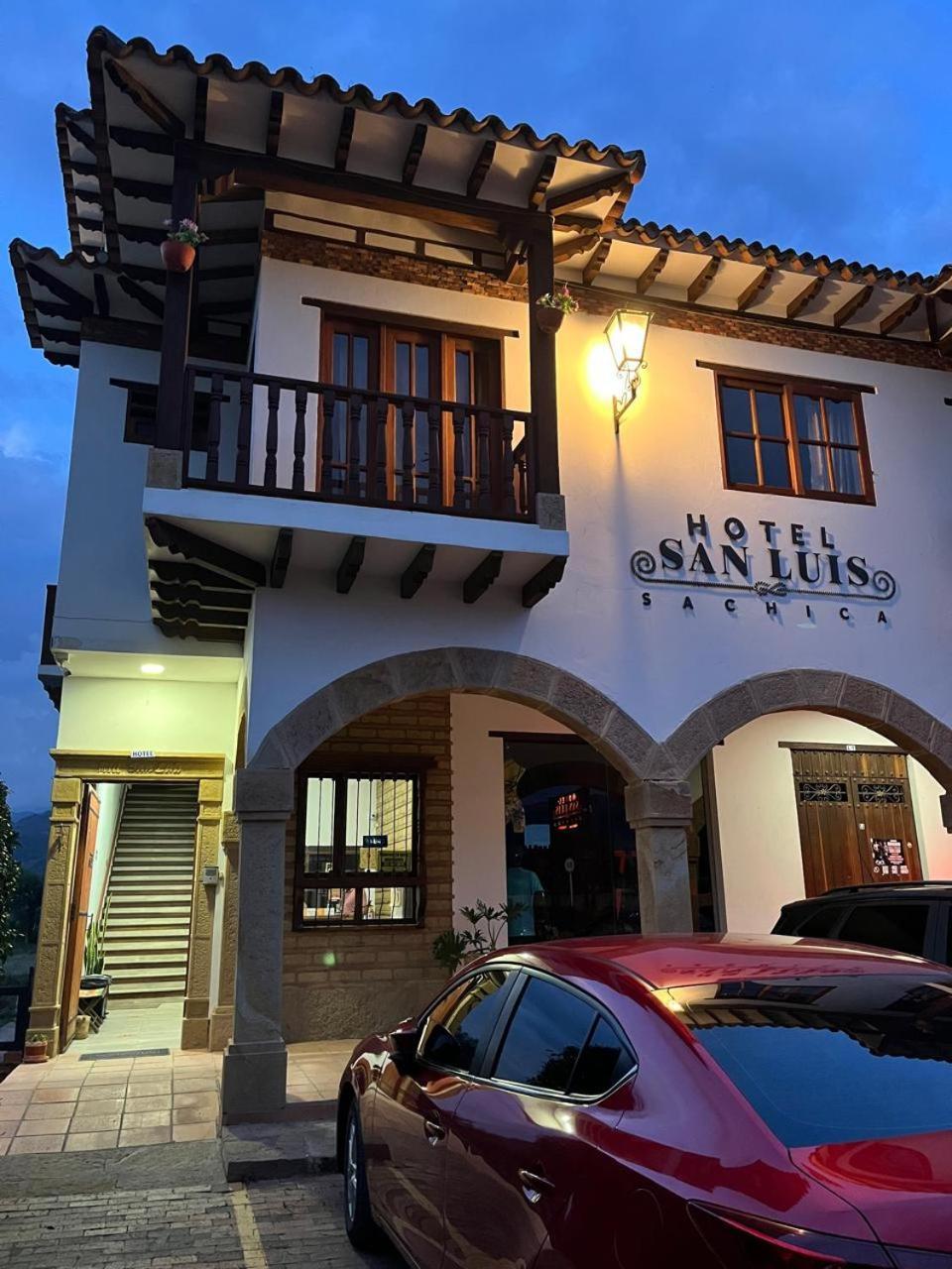 Hotel San Luis Sachica Ng Sáchica Exterior foto